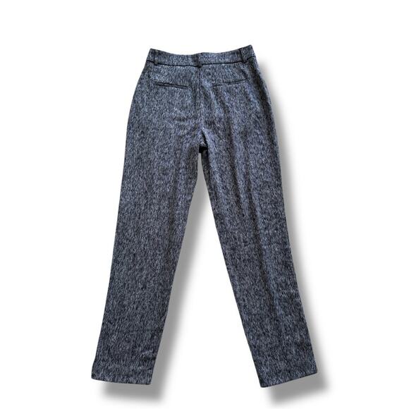 Vince Camuto Black Tweed Trouser Pants Pleated Tapered Leg New With Tags 2 - Picture 3 of 8